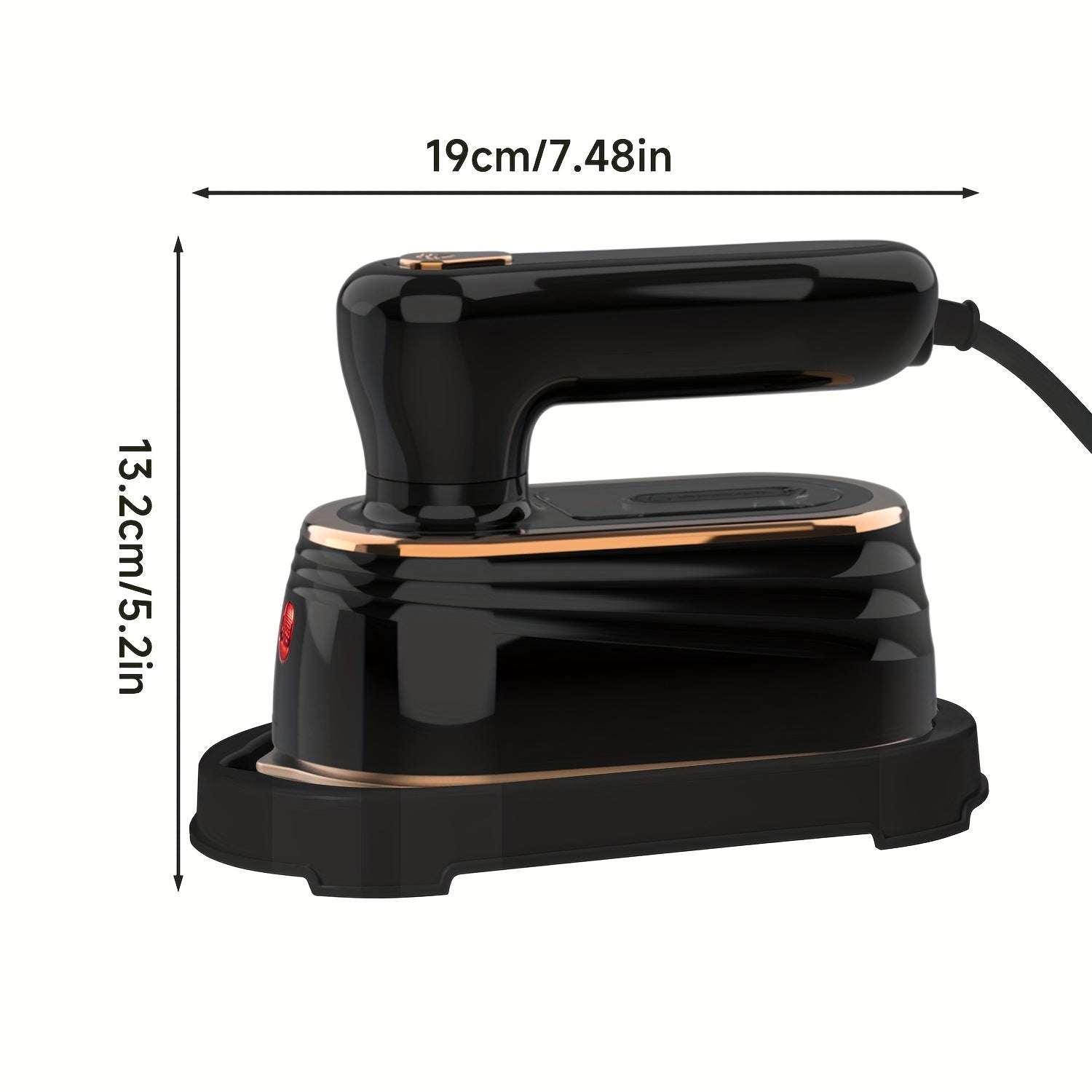 1200W Handheld Garment Steamer Iron with Large Soleplate for Home and Travel European Plug