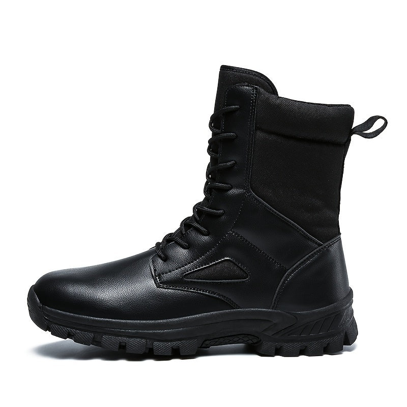 Women's Winter Hiking Boots Outdoor Platform Lace-Up Solid Color