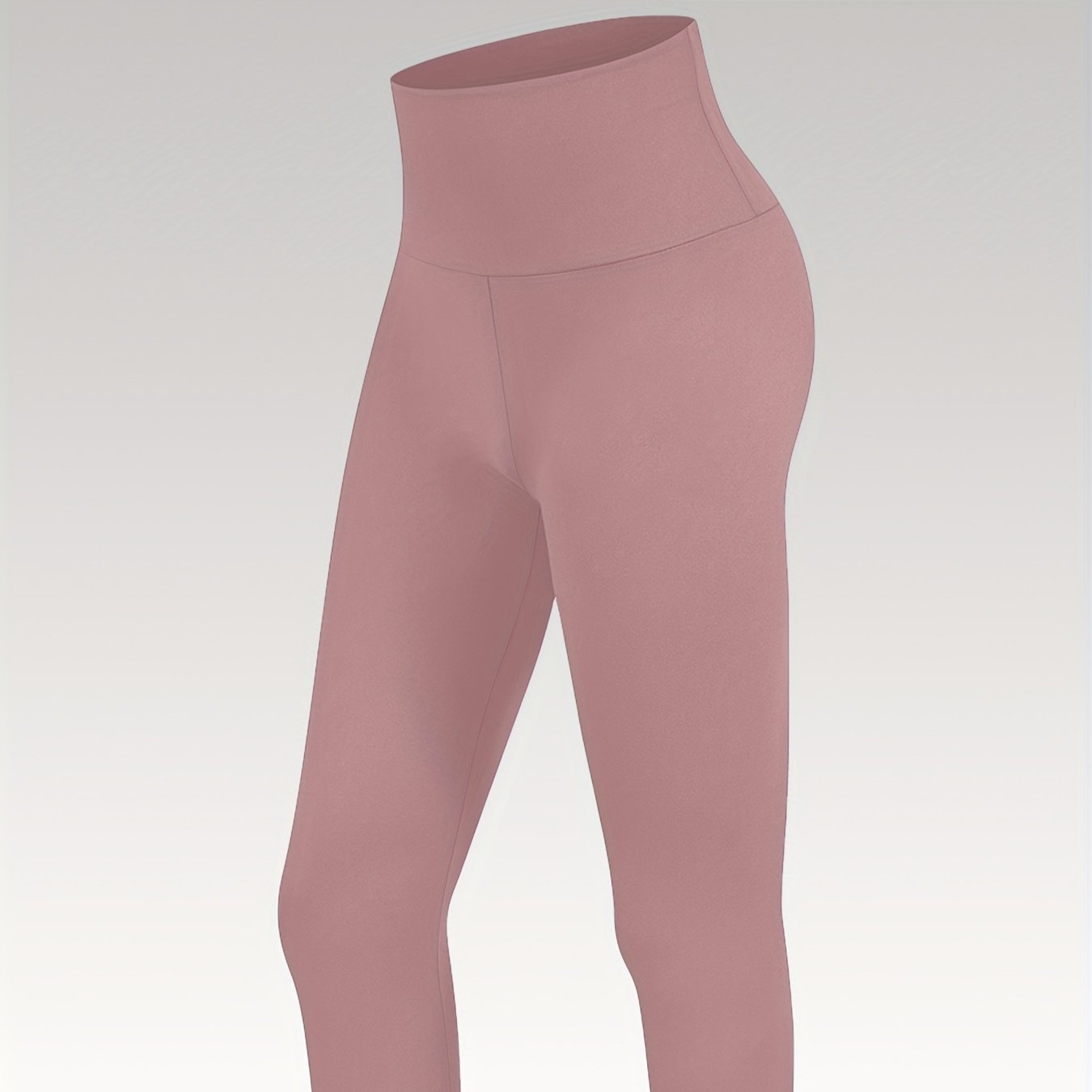 Women's Plus Size High-Waisted Leggings Tummy Control Stretchy Yoga Capri