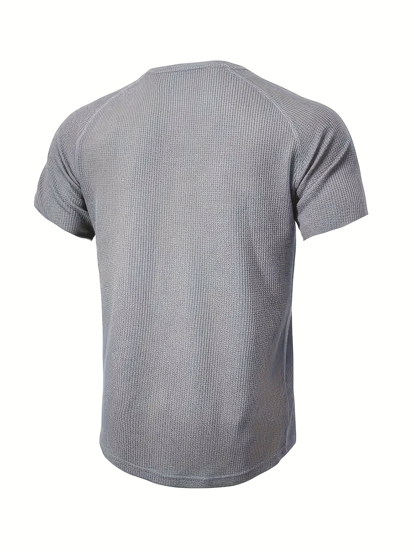 Yozgi faoliyatlar uchun mos, plussiz erkaklar uchun bo'sh rangli Genri ko'ylagi.