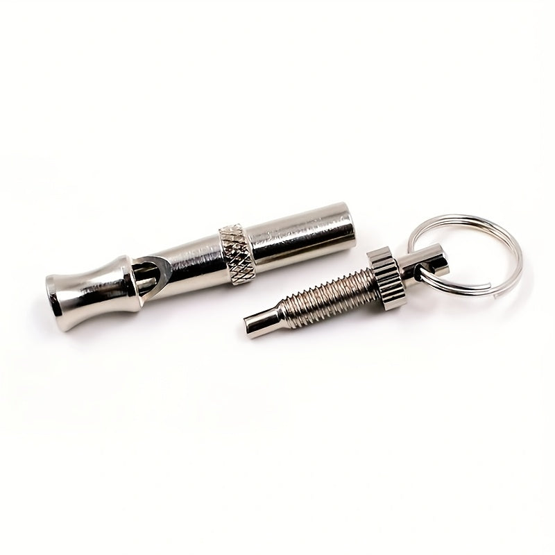 Adjustable Metal Ultrasonic Dog and Bird Training Whistle