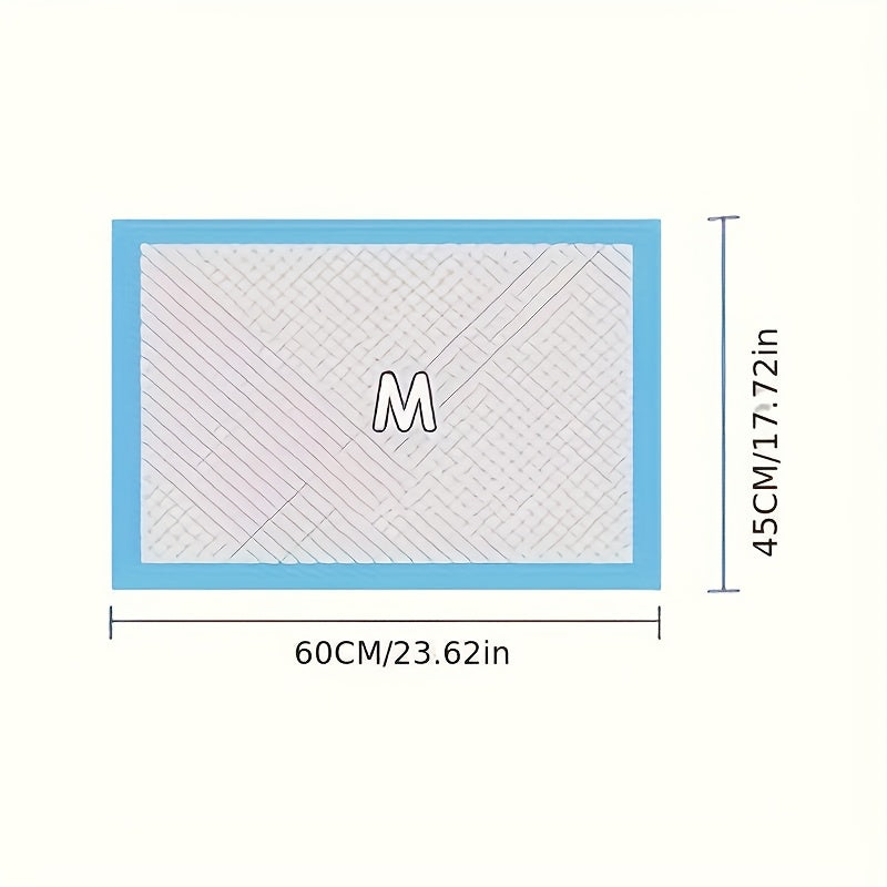 50-Pack Heavy Duty Woven Dog Training Pads Leak-Proof Washable Large Dogs