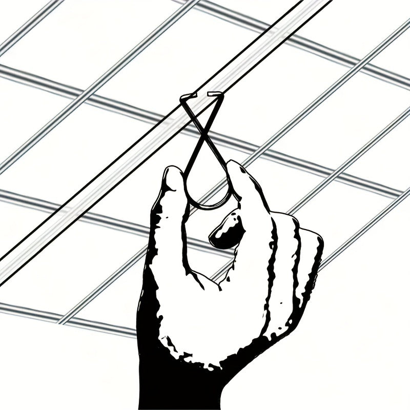 30 piezas de clips para ganchos de techo para colgar decoraciones en techos en T-Bar en oficina, aula, hogar y bodas