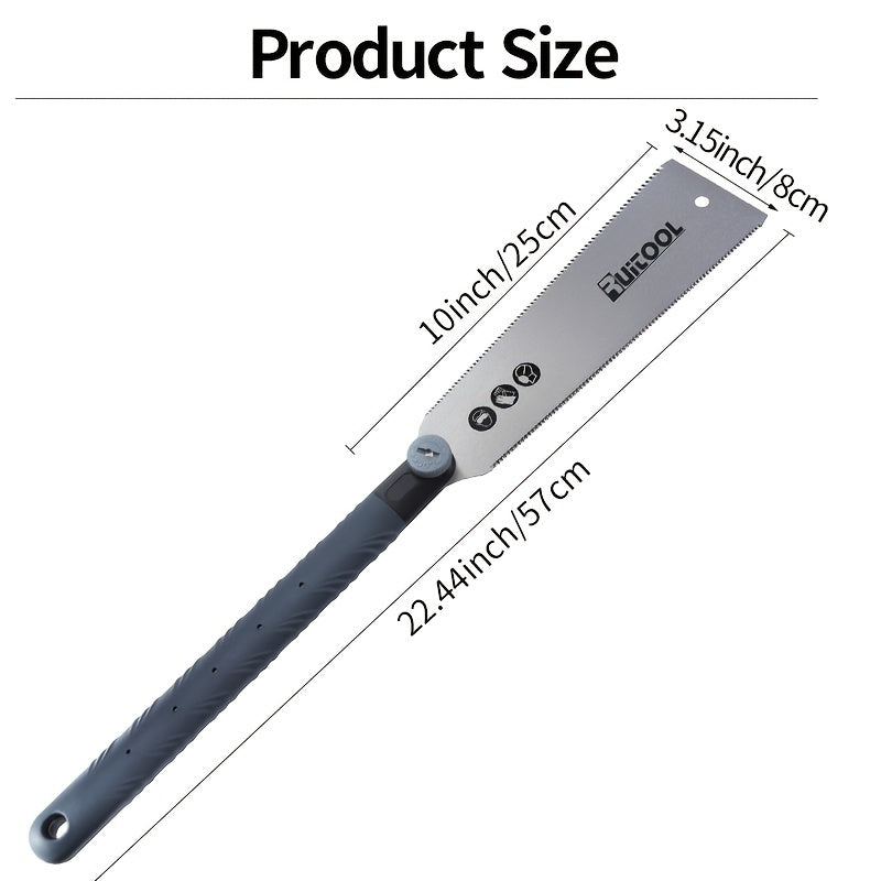 Japanese Ryoba SK5 Double-Sided Pull Saw 10 Inch Woodworking Hand Saw with 10 and 18 TPI