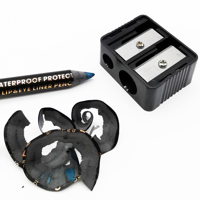 Travel Makeup Pencil Sharpener Dual Hole Portable Debris Collection