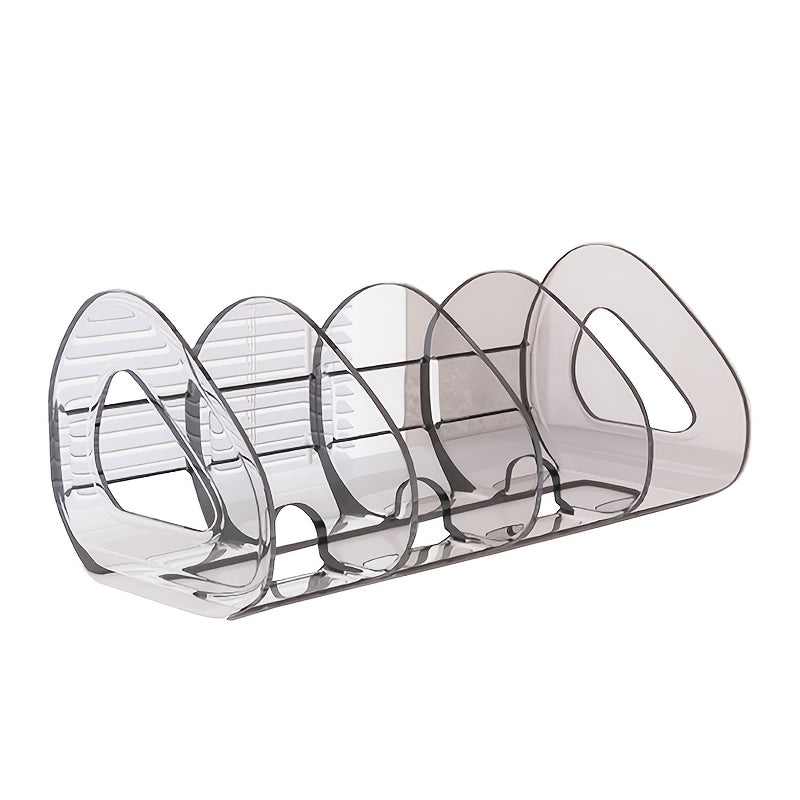 Estantería de plástico con forma de hoja de corazón, almacenamiento móvil desmontable para hogar y oficina