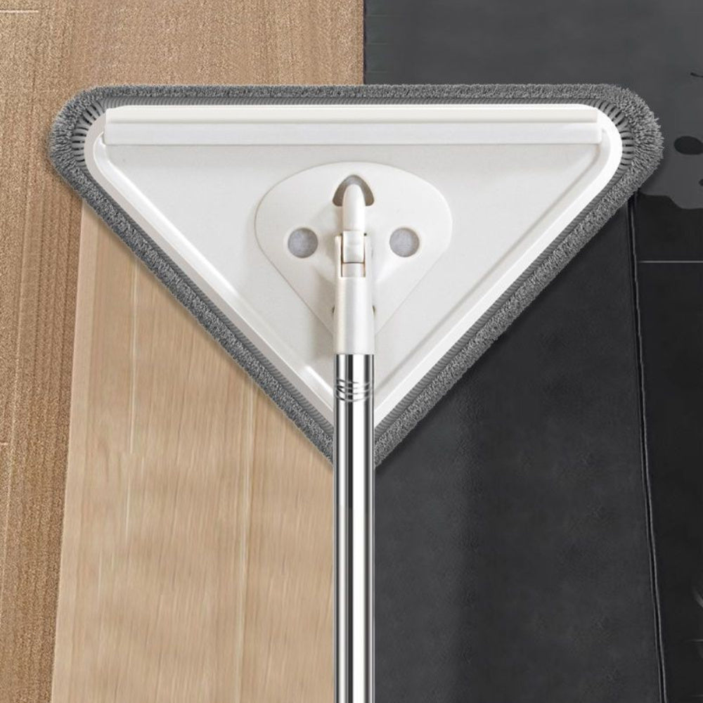 Multi-Surface Window Cleaning Squeegee and Scrubber Set with Stainless Steel Handle