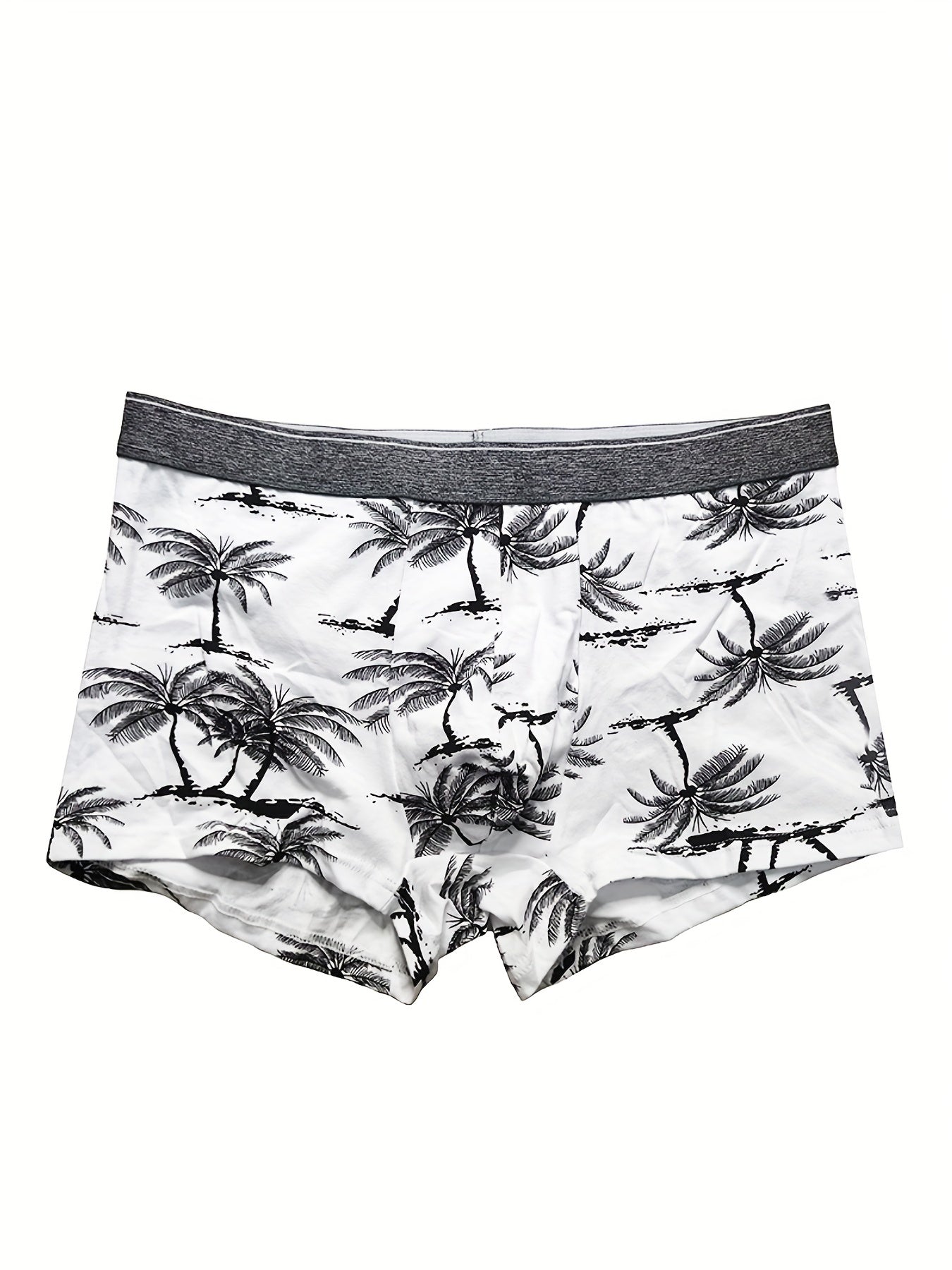 Men's Cotton Spandex Shortie Underwear 4-Pack Breathable Comfortable Soft