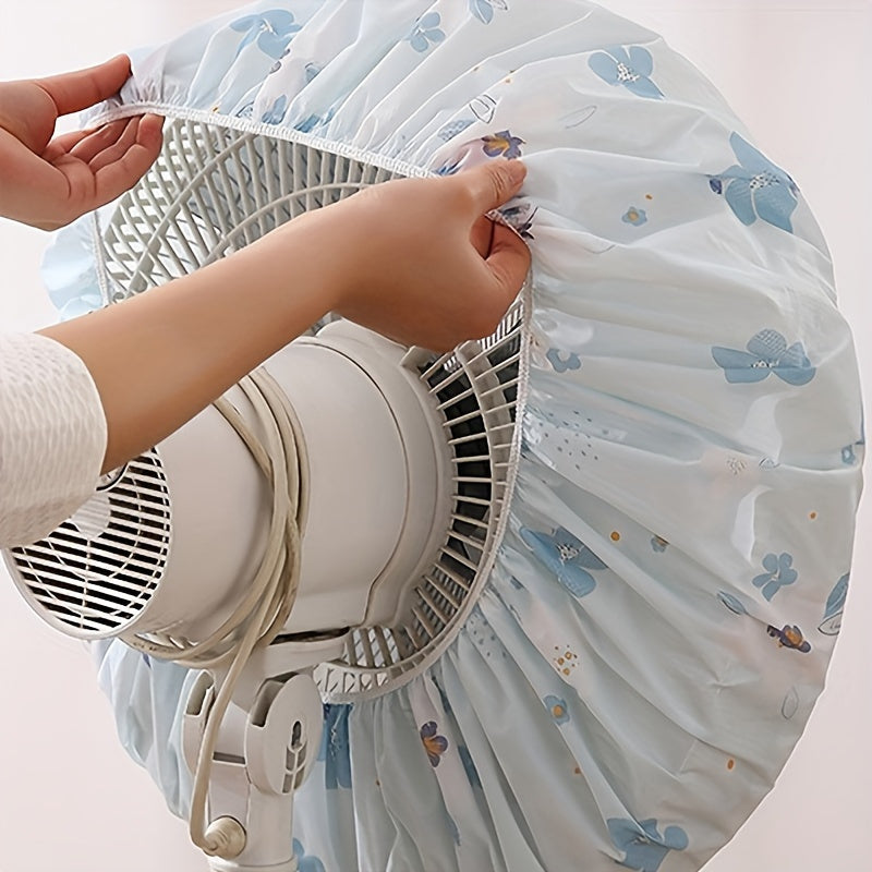 5-Pack Universal Fan Dust Covers for Stand Wall Fans Cartoon Floral Patterns