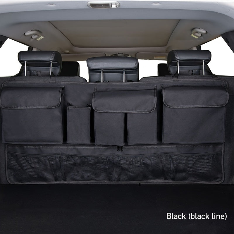 Автомобильный багажник для хранения, сумка из Oxford, складная, с большой вместимостью, автомобильный органайзер