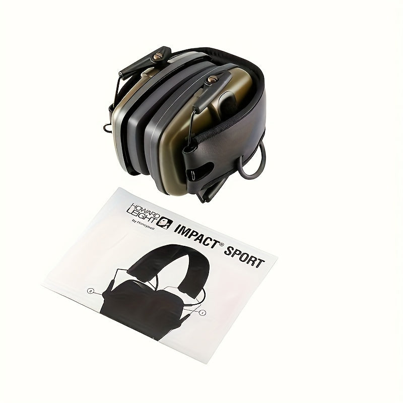 Foldable Head-Mounted Noise-Cancelling Headphones for Ear Protection