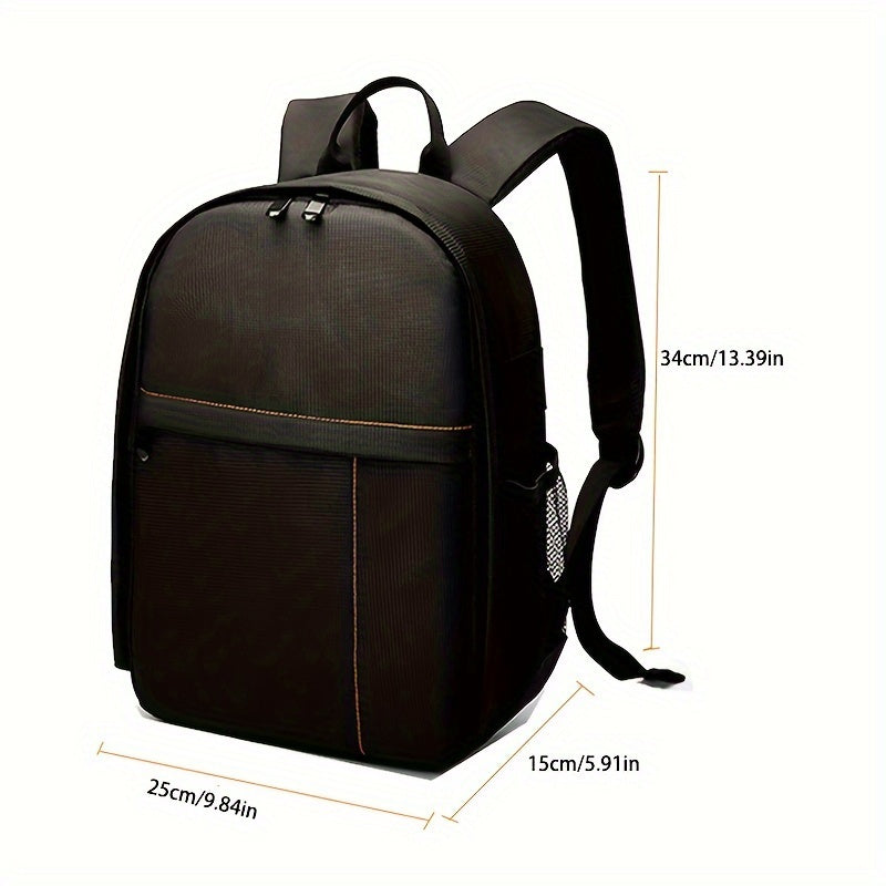 Waterproof Camera Backpack Large Capacity Lightweight Polyester for Nikon Canon in Multiple Colors