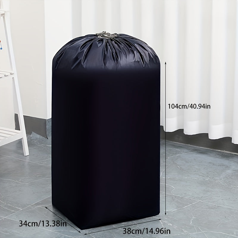 Polyester Storage Bag Black for Bedding Clothing Moving Seasonal Use