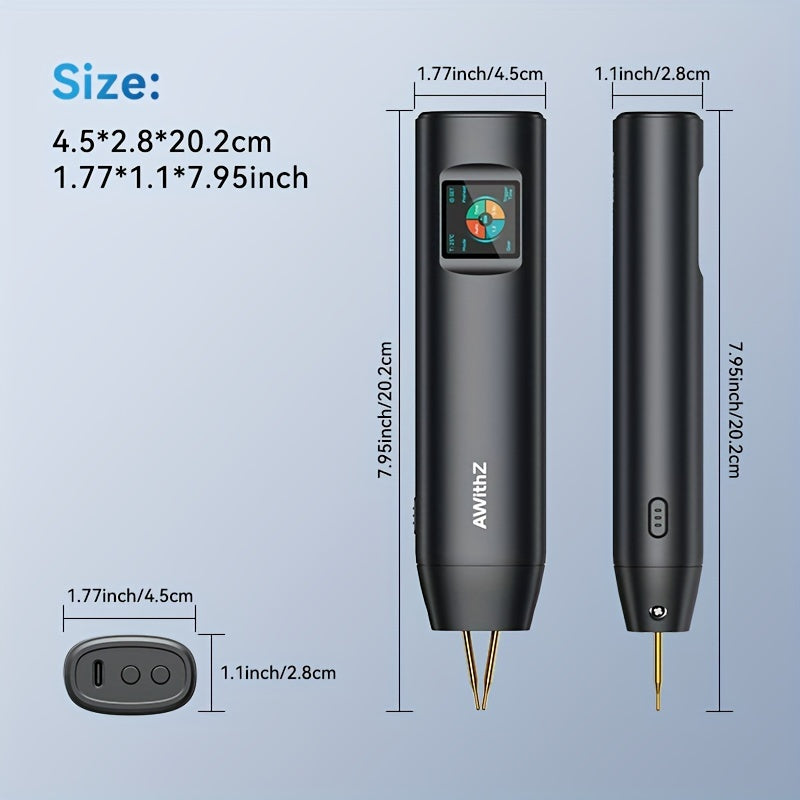 Portable Handheld Spot Welder Rechargeable with Color Screen 90 Levels for DIY Battery and Metal Welding