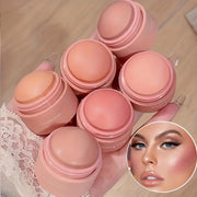 Женская матовая палетка румян 6 цветов водостойкая осветляющая пудра