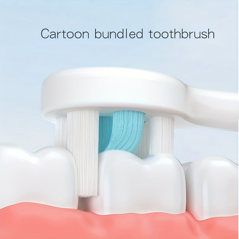 Kids Recyclable Nylon Toothbrush for Ages 1-6 Soft Gums Assorted Colors