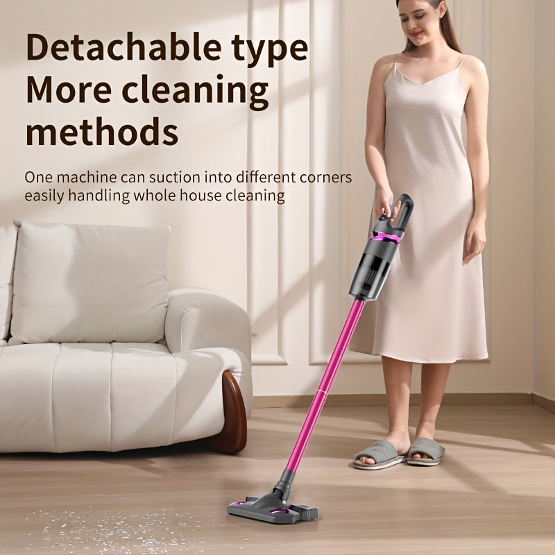 Kabelsiz qo‘l bilan cho‘miladigan changyutgich, kuchli tortish kuchi bilan, USB orqali qayta zaryadlanadigan, it sochlari, pol va gilamlarga mo‘ljallangan