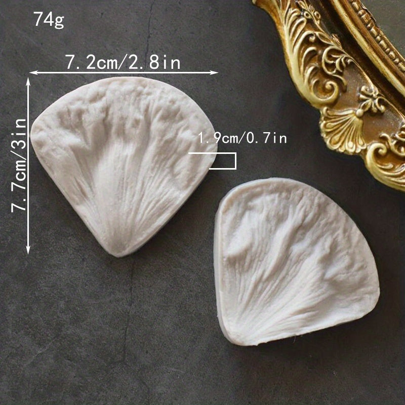 Fondant shokolad gullari va tort bezaklari uchun 3D silikondan tayyorlangan pishirish qolip