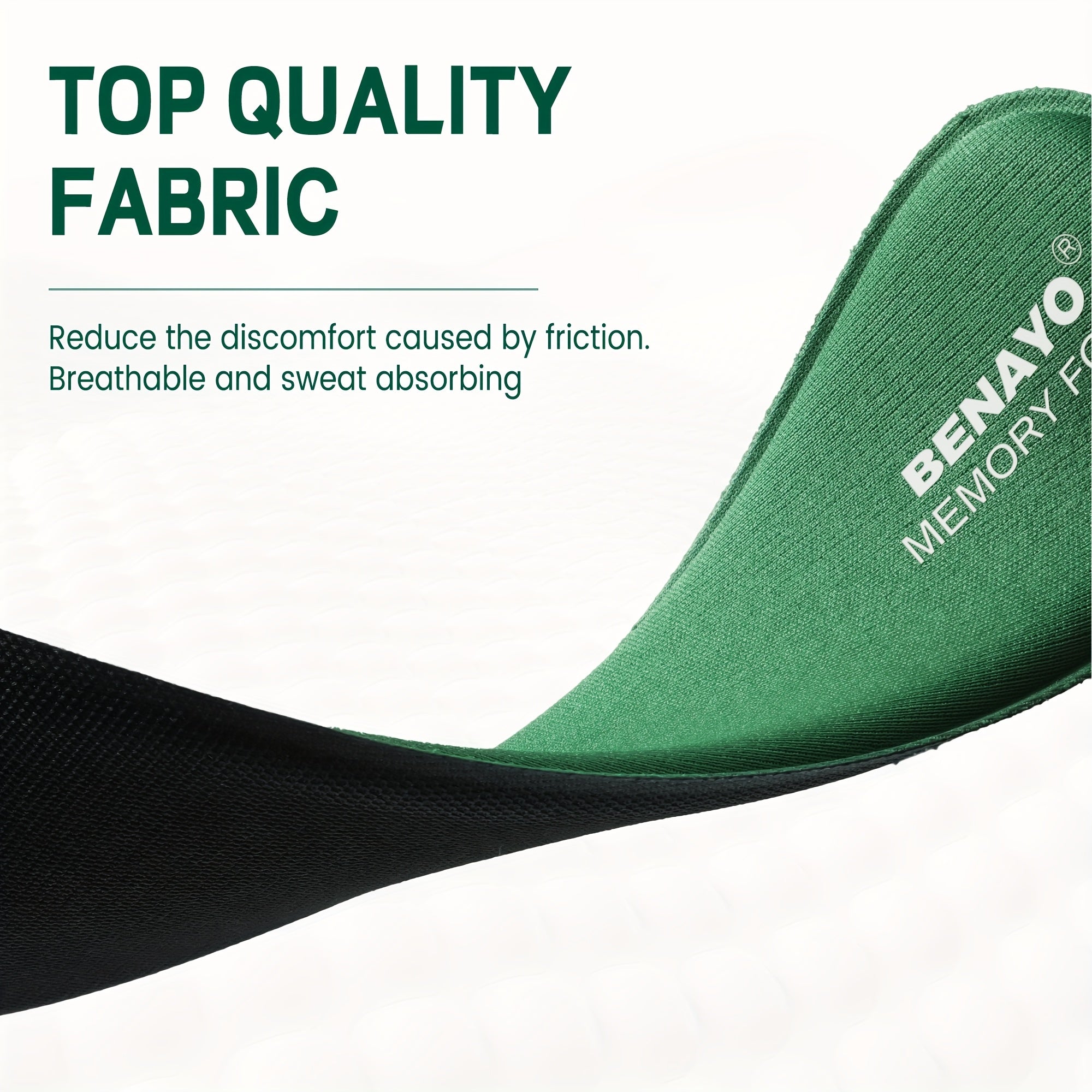 Mens Womens Memory Foam Shoe Inserts Breathable Shock Absorbing Cushioned