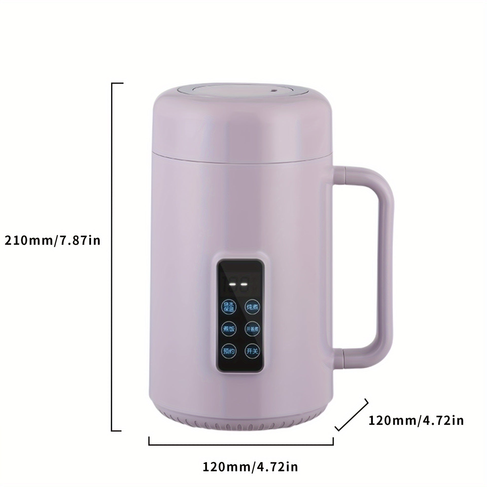 Stainless Steel Health Infuser Pot 500W Programmable Tea Maker 1001ml