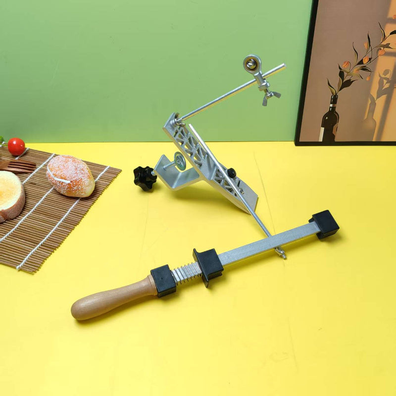 Точилка для кухонных ножей с фиксированным углом, нескользящая основа, эффективное заточка