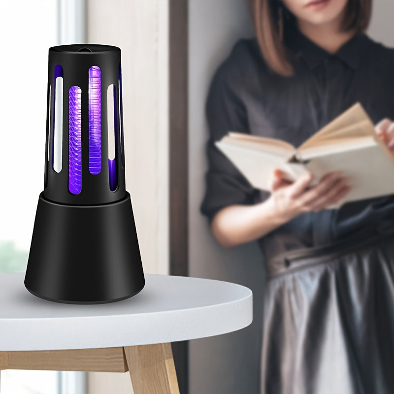 Elektr moskita o'ldiruvchi, zararkunanda qutqaruvchi, USB ulanishi bilan, ko'k va binafsha nur bilan uy va lager uchun.