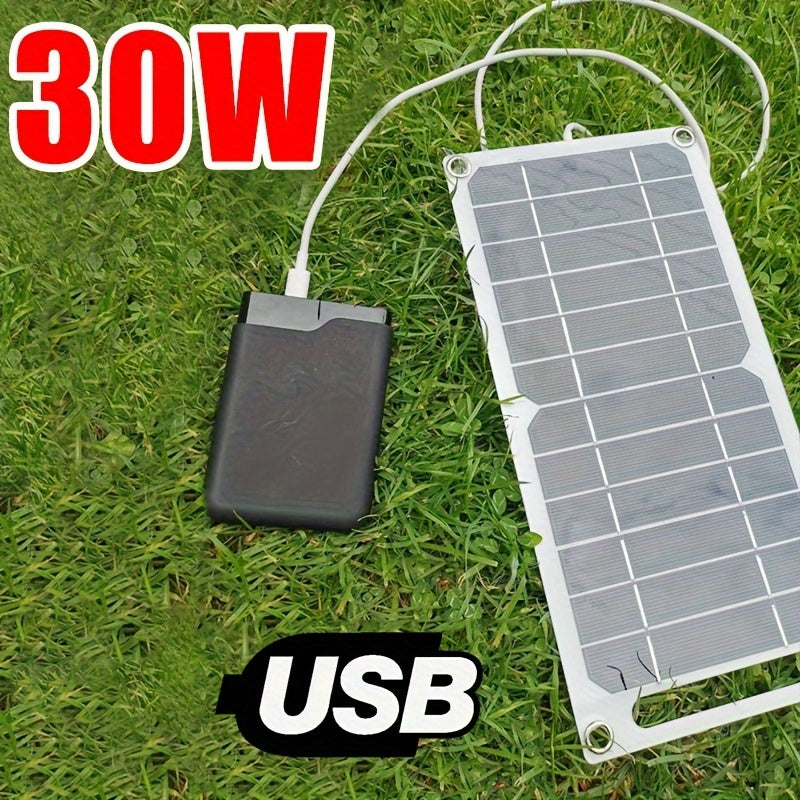 Portable 20W Solar Panel with USB Flexible Outdoor Camping Battery Charger