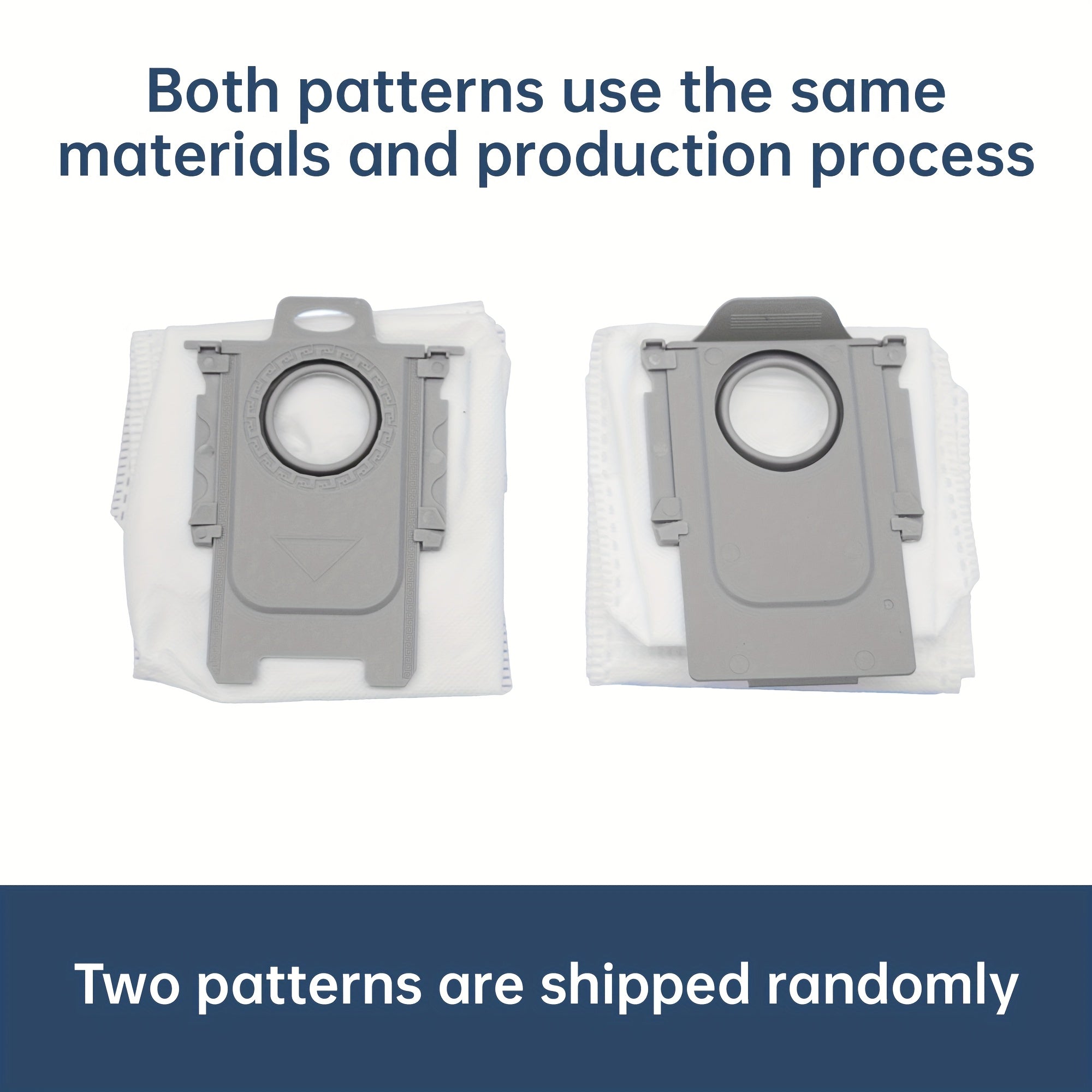 Roborock Qrevo va S seriyali uchun premium chang yig'ish sumkalar, 8 ta paket, 2.7L hajm