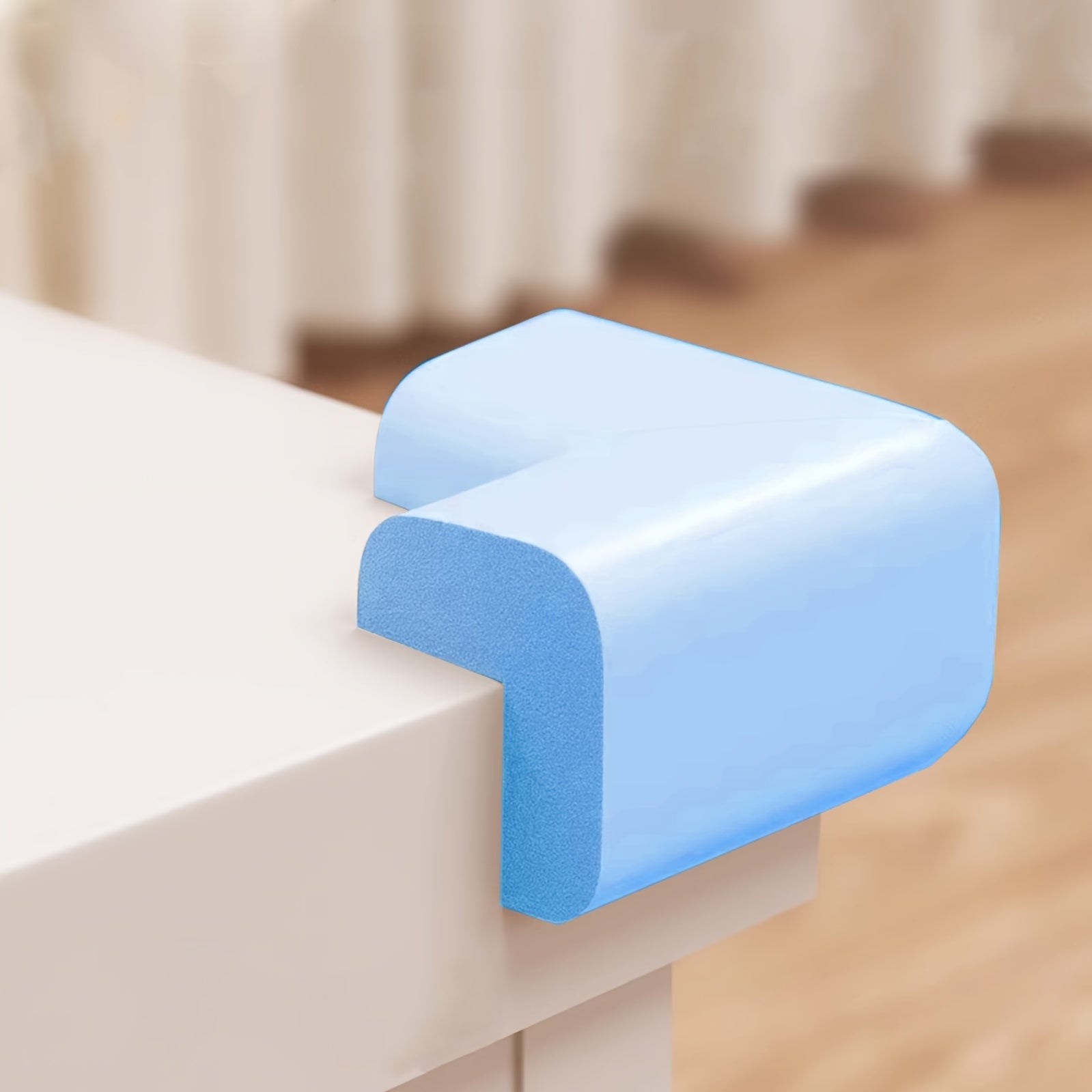 Package of 10 Soft Right Angle Corner Protectors for Chairs and Cabinets