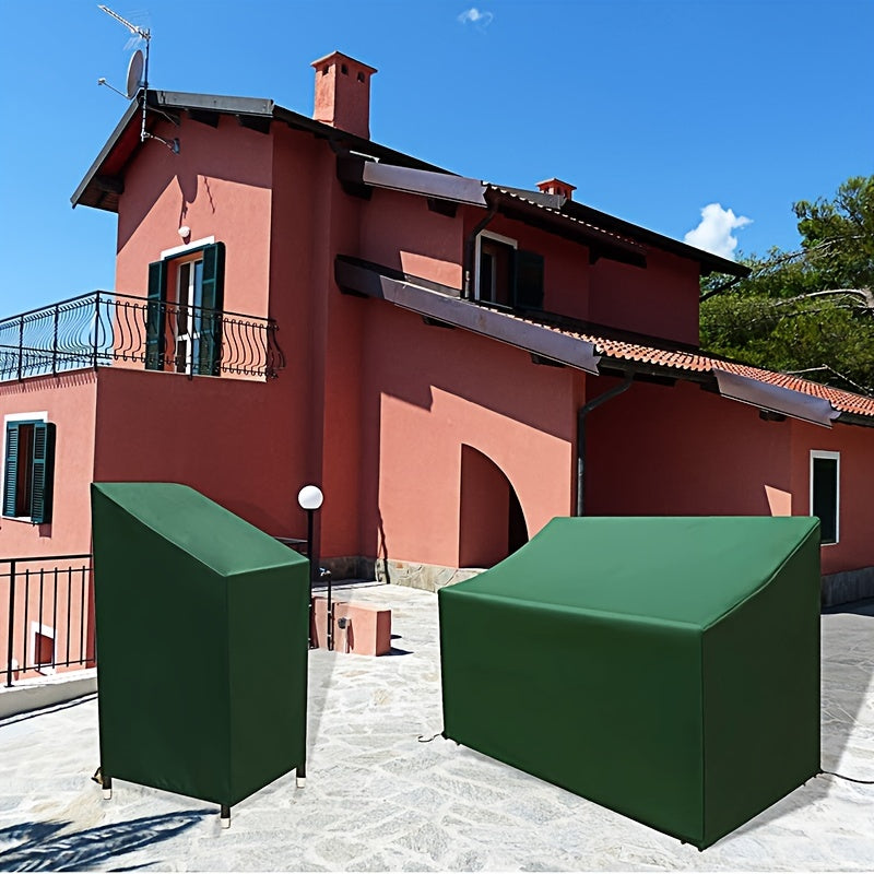 Waterproof Outdoor Bench Cover 134x66x89cm UV Resistant Oxford Cloth Black