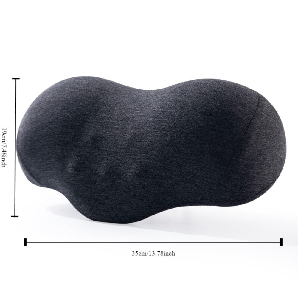 Xotira Ko'pikidan Yasalgan Bo'yin Pillasi - O'rtacha Qattiqlik, Umumiy Dizayn, Umumiy Qulaylikni Ta'minlash uchun Umumiy Qulaylik, Uyda Foydalanish uchun Portativ Kontur Bo'yin Ruloni, Sekin Qaytuvchi Materialdan Yasalgan