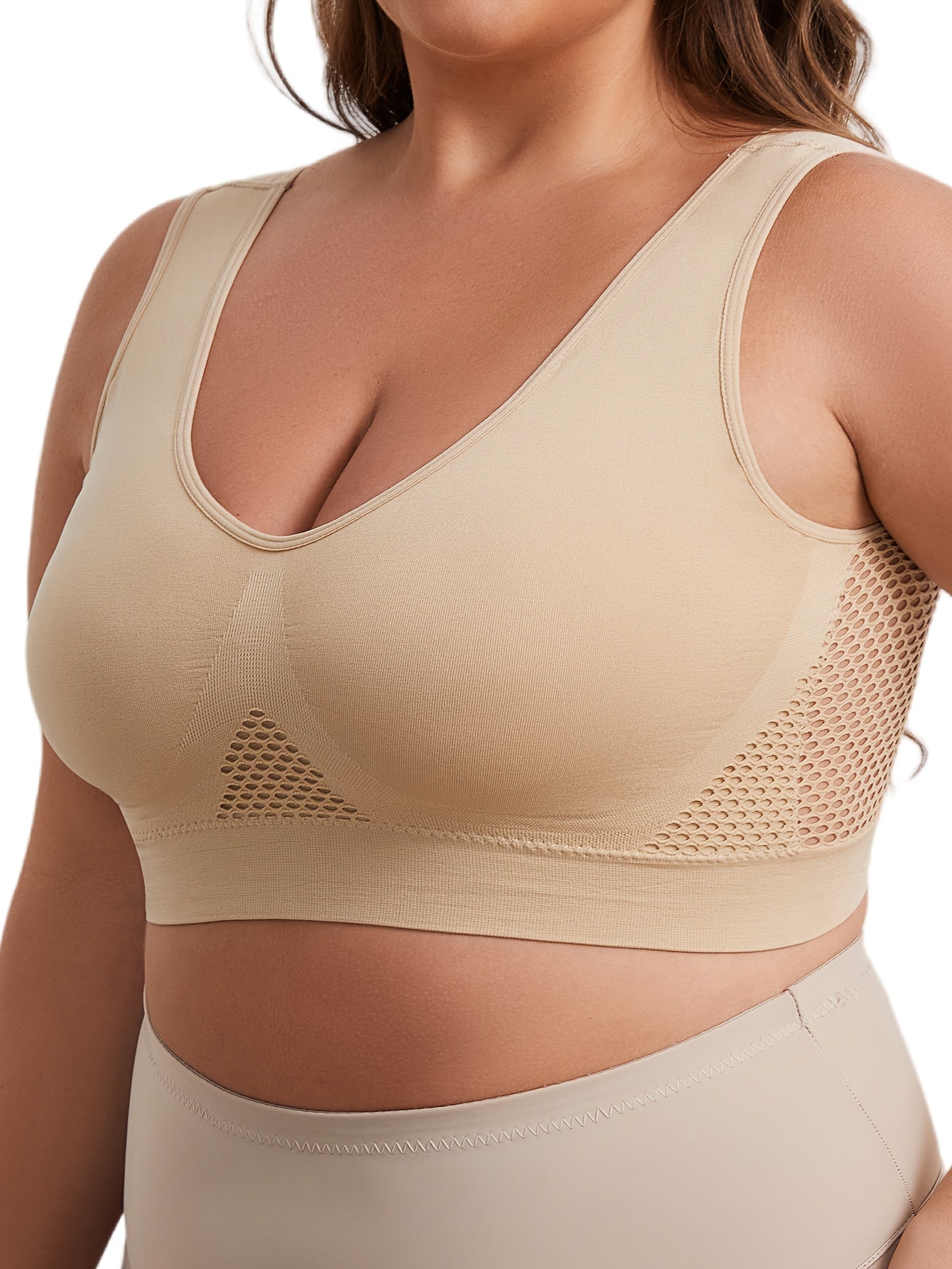 Women's Plus Size Workout Top Seamless Breathable Athletic Shirt for Yoga Running