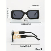 Square Sunglasses for Men and Women Anti-Glare Driving Travel Beach
