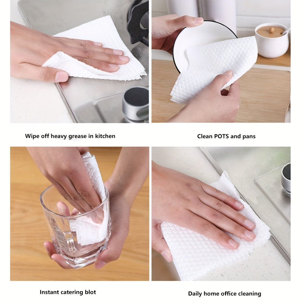 Juego de 200 toallas de cocina reutilizables, lavables y desechables para limpieza del hogar