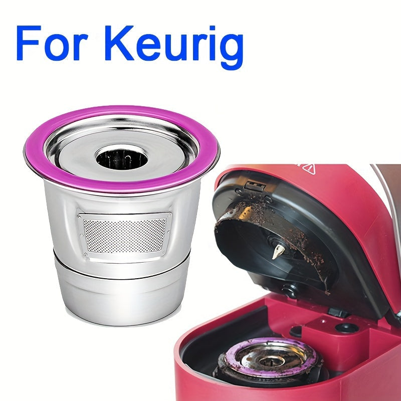 Stainless Steel Reusable Coffee Filter for Keurig Coffee Machines, Eco-Friendly, Durable