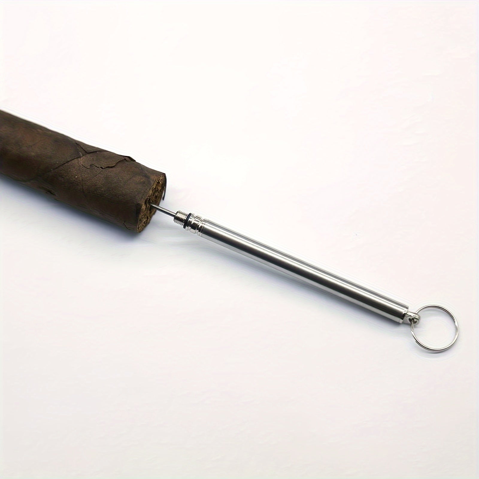 Stainless Steel Cigar Enhancer Tool for Enthusiasts Durable Finish