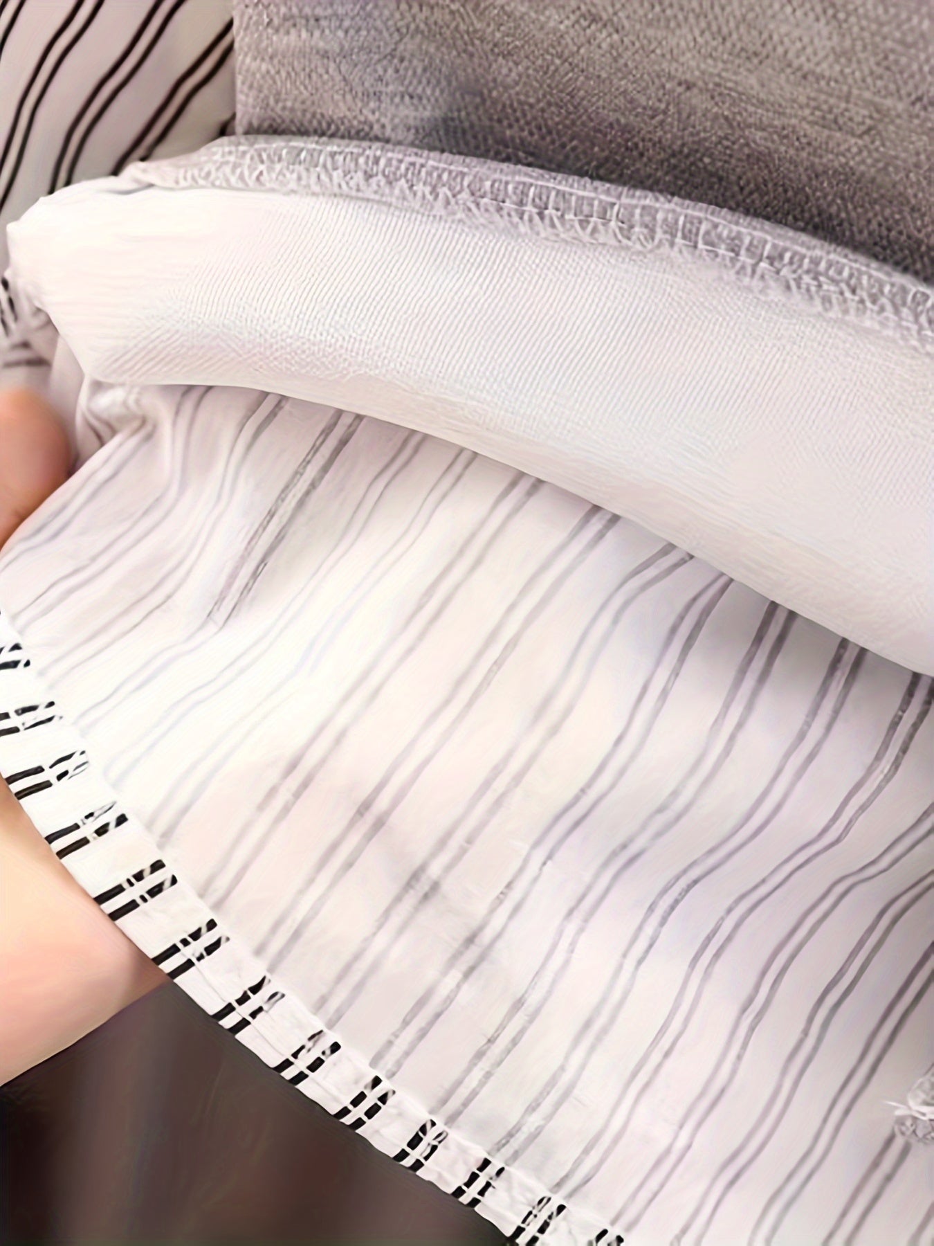 Pack de 2 camisetas de manga larga a rayas de algodón para niños