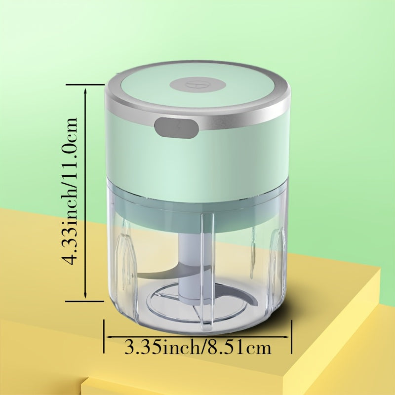 Mini simsiz sabzavot kesgich, oziq-ovqat uchun xavfsiz material, sarimsoq, zanjabil, qalampir uchun