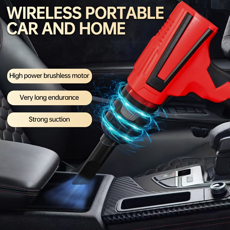 MAX 1 Mini Qo'l vakuum tozalagichi: USB orqali zaryadlanadigan, 20 KPa so'rish kuchi, 7500mAh batareya, 65dB jim ishlash, uy, avtomobil va ofis tozalash uchun.