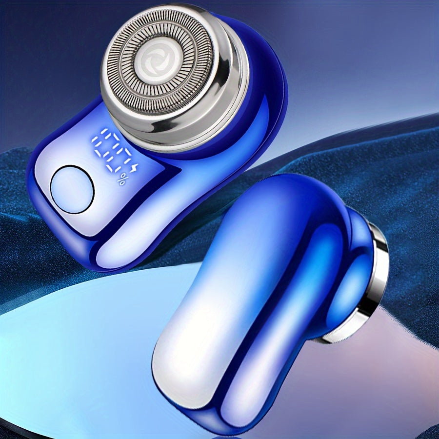 Электрическая бритва для мужчин USB-зарядка с LED-дисплеем Быстрая зарядка из нержавеющей стали Спиральный триммер для путешествий Подарок