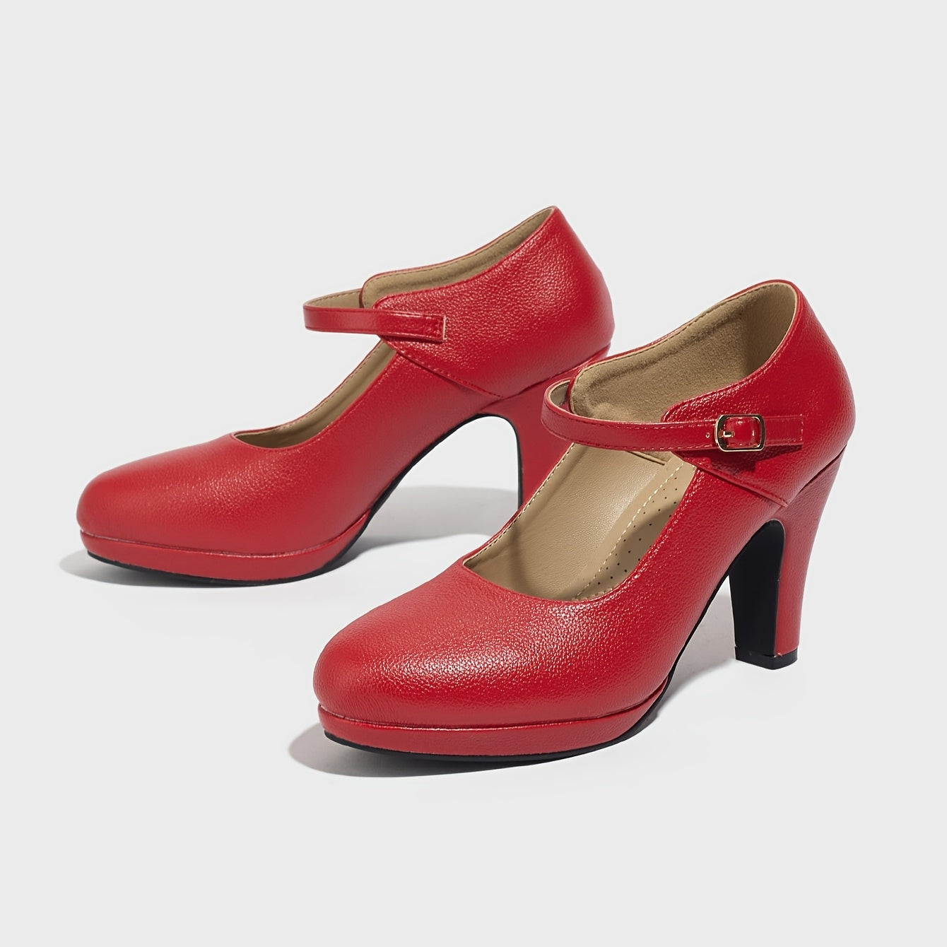 Women High Heel Platform Shoes Elegant Party Dress Heel Black Size 7