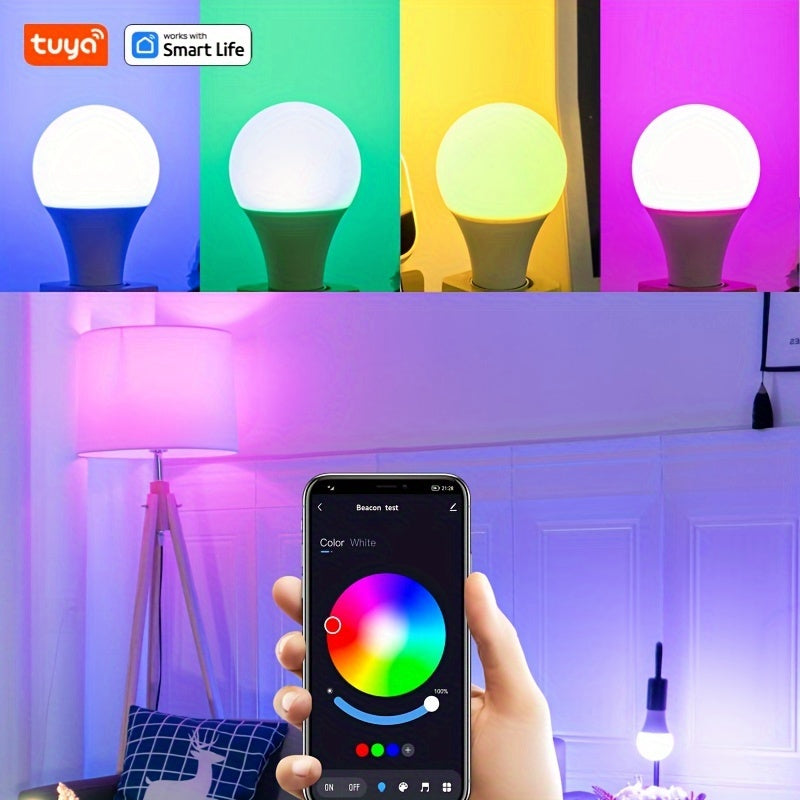 Wireless RGB Smart Light Bulb 10W App Control Indoor Dimmable LED