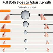 Retractable USB Charging Cable 100W Fast Charging 6A Data Sync 480Mbps