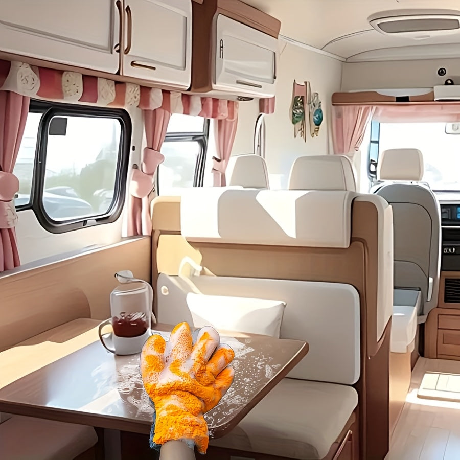 Перчатки для мойки автомобилей для мытья транспортных средств, автохимчистка, силиконовые, нескользящие