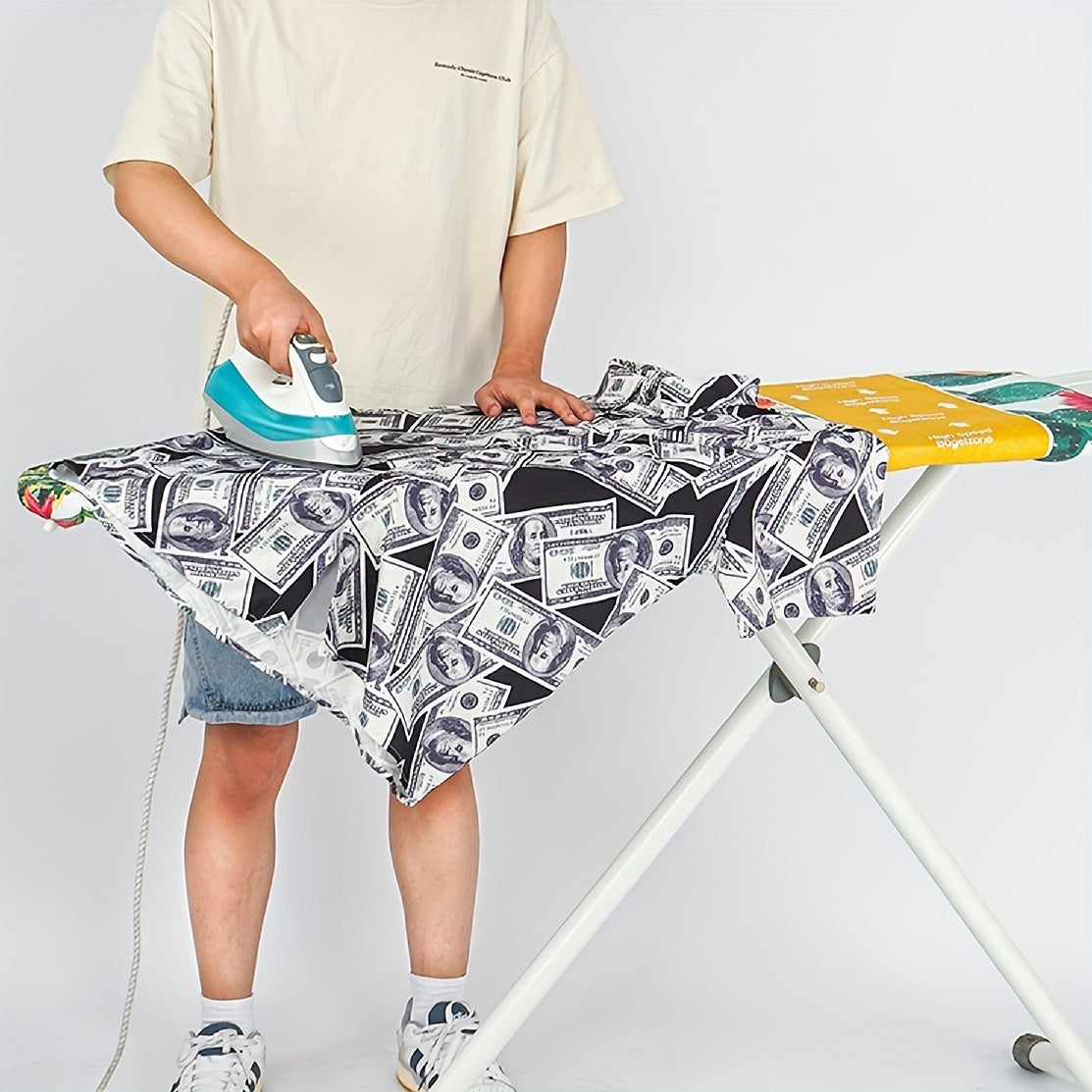 Artistic Print Ironing Board Cover with Heat Resistance and Easy Wash