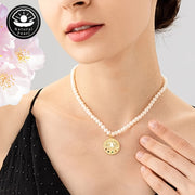 "Qabila va Klassik Uslubda Shirin Suv Marvaridlaridan Yasalgan Bezak - Tabiiy 5-6mm Marvaridlar, Iyul Tug'ilgan Kuni To'pi, Sovg'a Qutisi bilan Birga - Halloween, Sovg'alar va Tadbirlar uchun Mukammal - Har Yilning Har Qanday Vaqti uchun Mos Bo'lgan Asar"