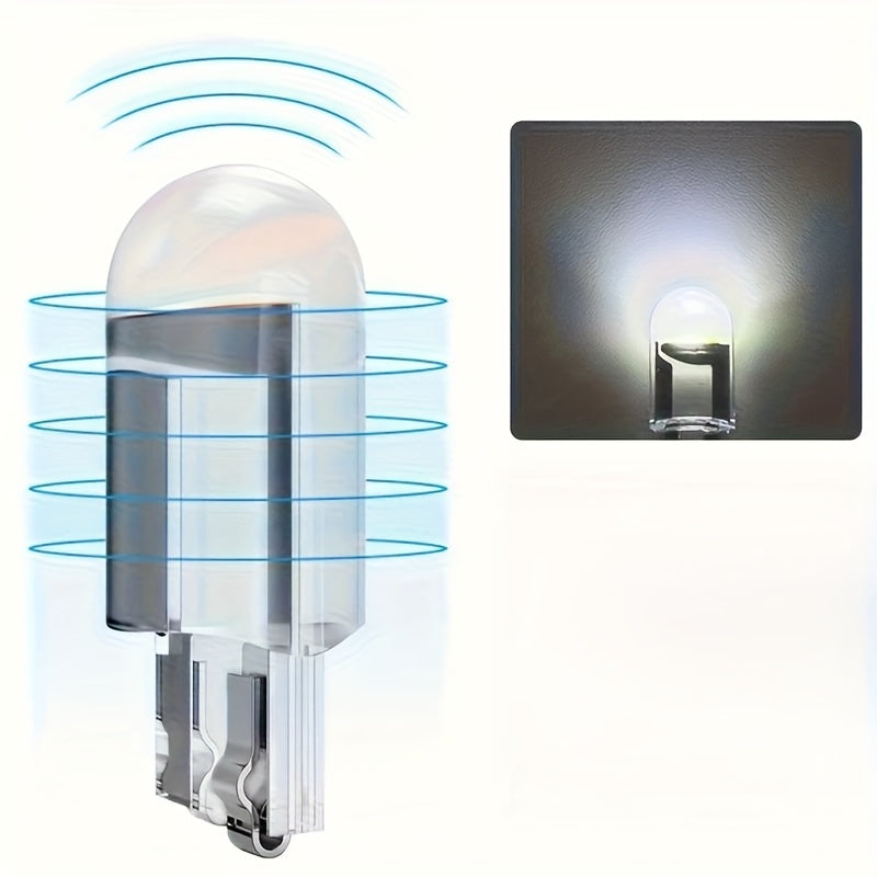 Lámparas LED de interior, pack de 10 en 7 colores para vehículos, fácil de instalar