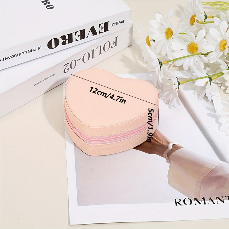 Compact Jewelry Organizer for Travel and Home Storage in White Black Pink