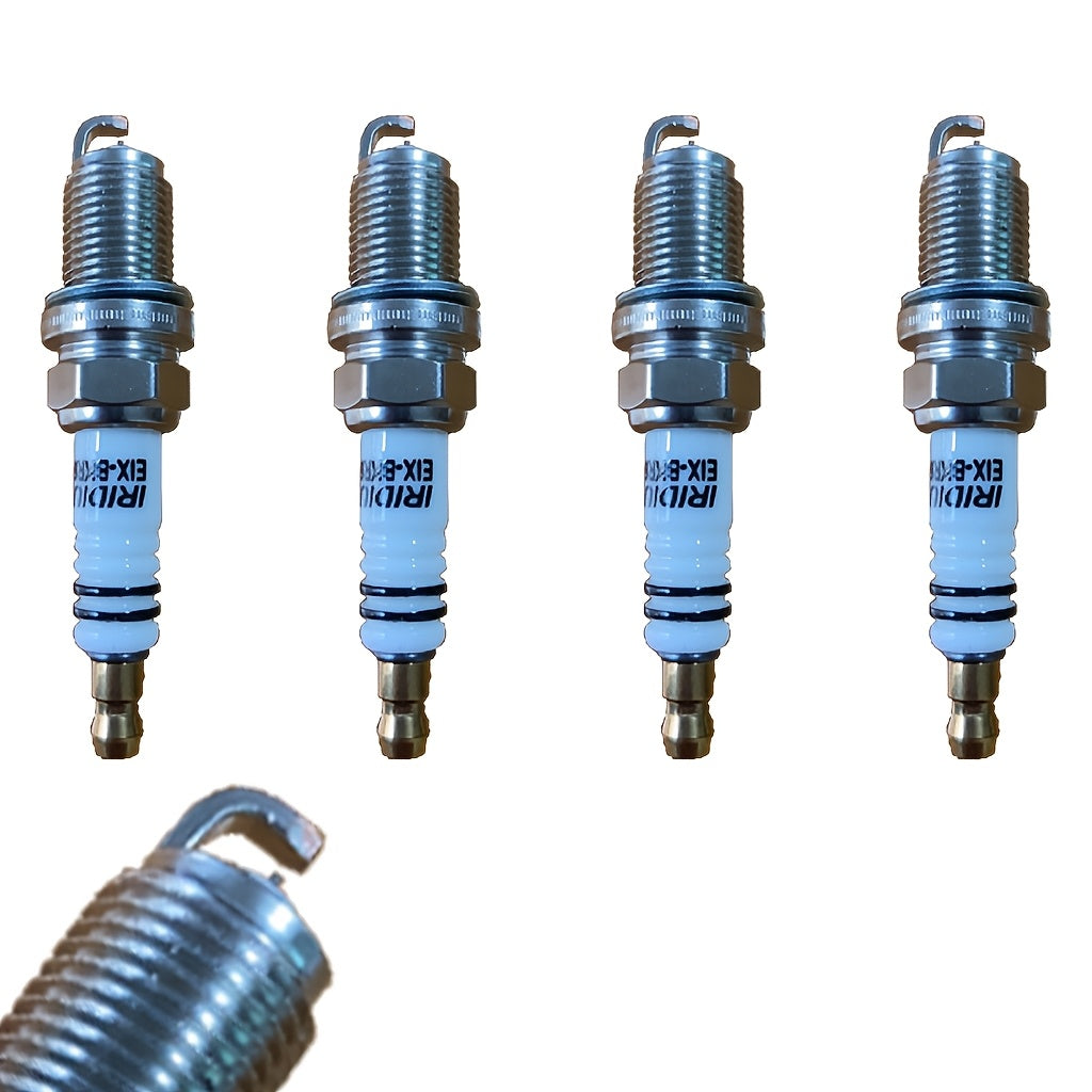 4pcs Spark Plugs BKR6EIX-11 for Car Engines, High Performance, Compatible with Multiple Models