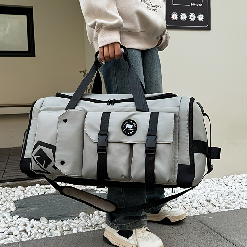 Travel Backpack with Shoe Compartment and Wet-Dry Separation for Business Trips